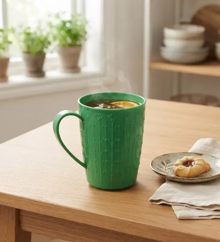 Taza de Plástico Europlast Modelo Liz – Vajilla Colores Surtidos