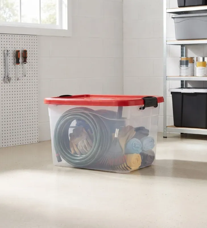 Caja Organizadora Europlast Diego 18 Litros – Contenedor Translúcido con