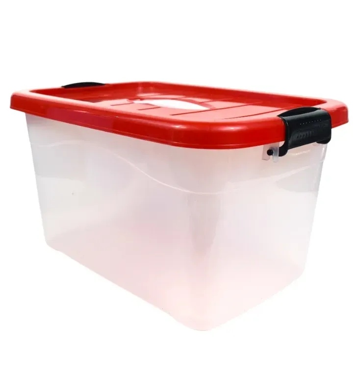 Caja Organizadora Europlast Diego 18 Litros – Contenedor Translúcido con
