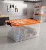 Caja Organizadora Europlast Diego 45 Litros – Contenedor con Tapa y Ruedas