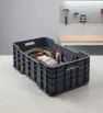 Caja Industrial Europlast Gigante de 25 – Tara Cerrada Negra 70kg