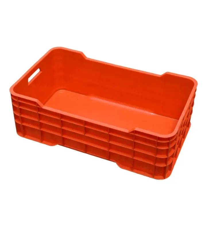 Caja Industrial Europlast Gigante de 25 – Tara Cerrada Naranja 70 Kg