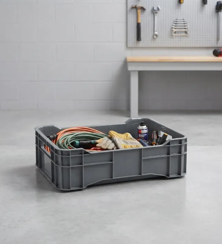 Caja Industrial Europlast Walterino Mediana – Tara Cerrada con Desagüe 70kg