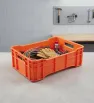 Caja Industrial Europlast Walterino Mediana – Tara Cerrada Naranja 15 kg