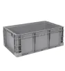 Container Industrial Europlast 24/15/9 – Caja Cerrada Gris / Negra