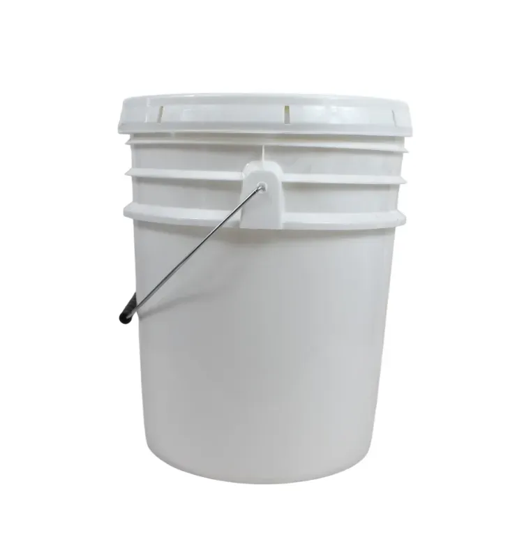 Cubeta de Plástico Europlast 19 Litros – Bote Blanco con Tapa y Asa