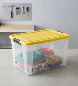 Caja Organizadora Europlast Diego 95 Litros – Contenedor con Tapa y Ruedas