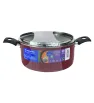 Olla de Aluminio Tramontina Ankara 22 cm – Con Tapa y Antiadherente 3.7 L