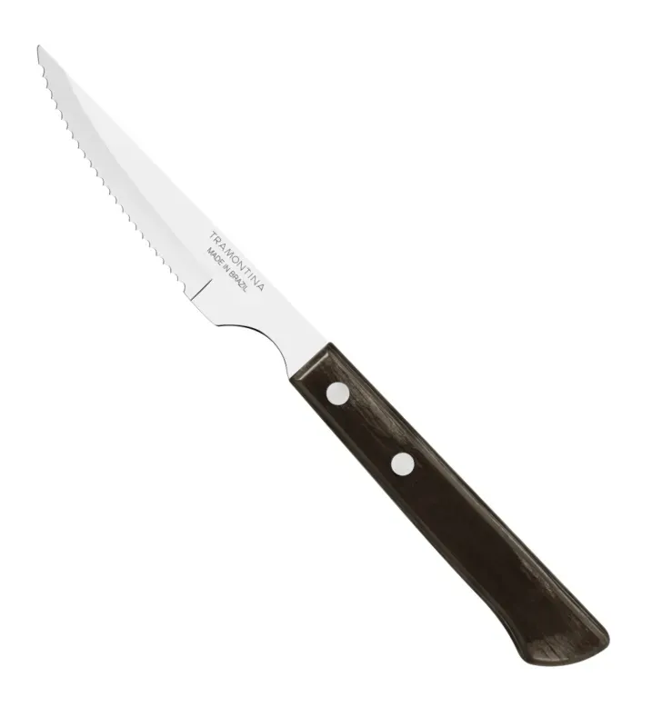 Cuchillo Chuletero Tramontina 4 Pulgadas – Mango Madera Castaño 21109-094