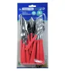Juego de Cubiertos Tramontina New Kolor – Set de 24 Piezas Rojo 23198-794