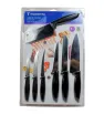 Juego de Cuchillos Tramontina Plenus 7 Piezas – Set Negro Acero Inoxidable 23498-044