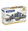 Batería de Cocina Tramontina Simple Cooking 9 Pzs – Antiadherente Azul 27899-226