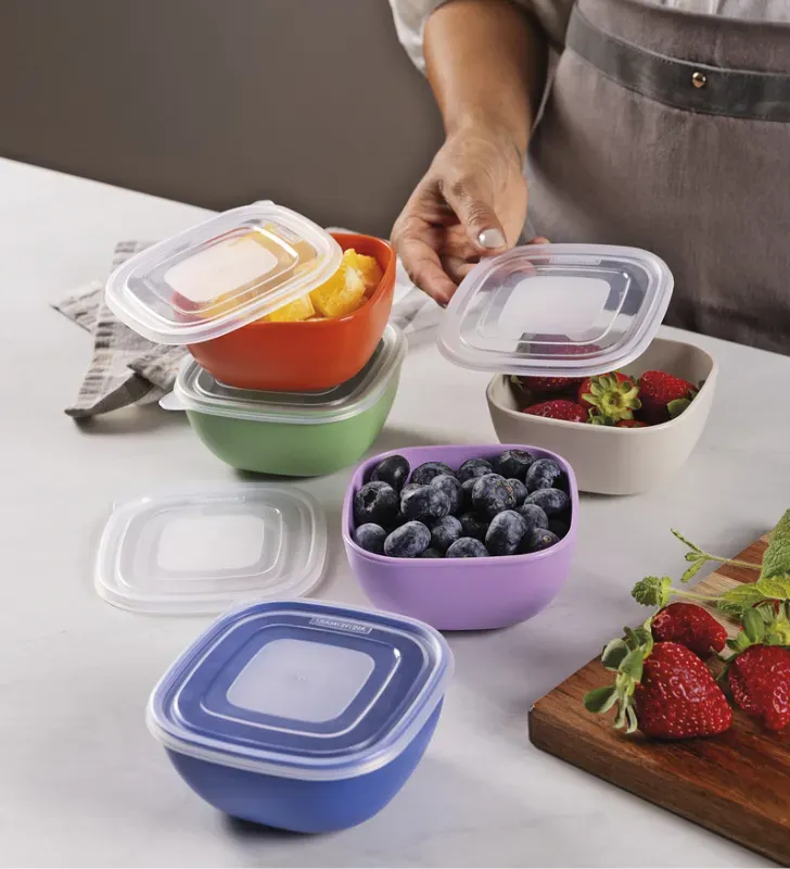 Pote Contenedor Tramontina 300 ml – Recipiente Azul Libre de BPA 25099-986