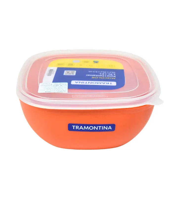 Pote 25099-988 Contenedor Tramontina MixColor 2 Litros – Recipiente Naranja Libre de BPA 25099-988