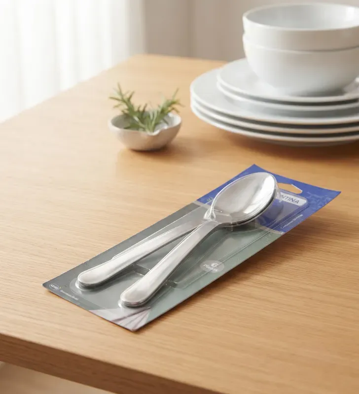 Juego de Cucharas de Mesa Tramontina Acero Inoxidable 6 Pzs – 32200-201