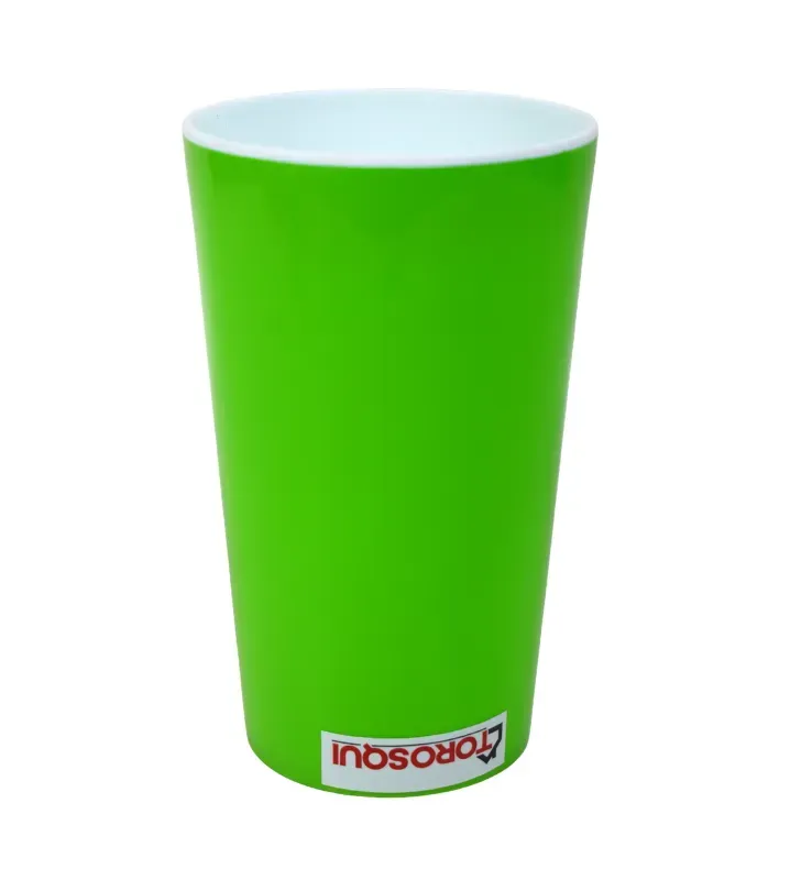 Vaso Bicolor 700 ml Jumbo Torosqui – Plástico Resistente Libre de BPA