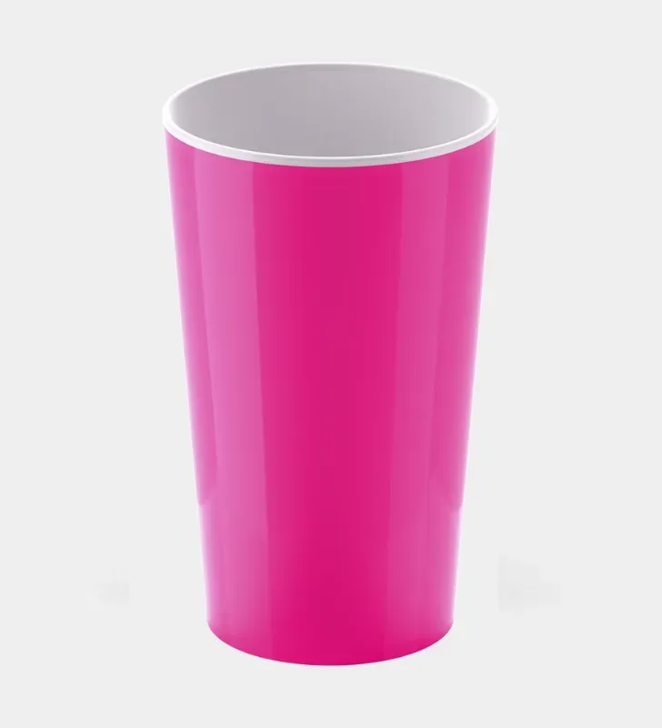 Vaso Bicolor 700 ml Jumbo Torosqui – Plástico Resistente Libre de BPA