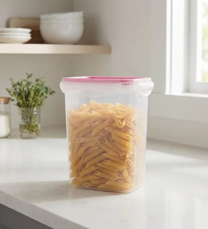 Hermético Bicolor Alto Pro Rectangular Torosqui 1.2L – Libre de BPA