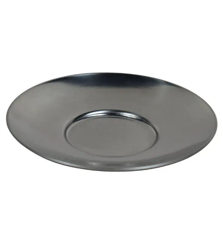 Plato para Taza 15 cm Acero Inoxidable MKM HORECA – Uso Profesional