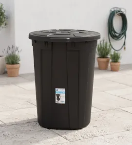 Bote para Basura 125 Lts con Ruedas GONHERRPLAST – Uso Rudo