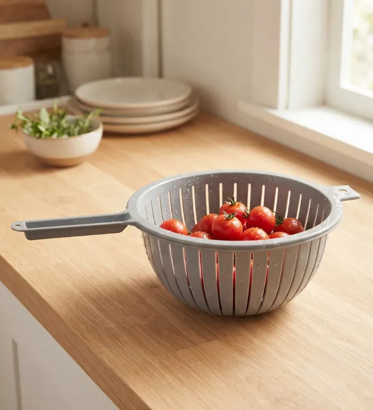 Colador para Pastas y Verduras W073 Plasvic – Plástico Resistente