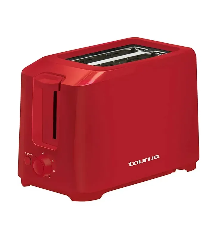Tostador Taurus Sagitario Magno 2 Rebanadas Rojo | 7 Niveles 750 W