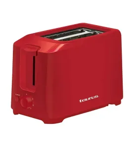 Tostador Taurus Sagitario Magno 2 Rebanadas Rojo | 7 Niveles 750 W