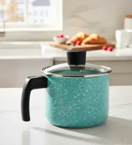 Hervidor 14 cm Cinsa Granito Jade Menta 1.8L 320320 – Tapa Vidrio