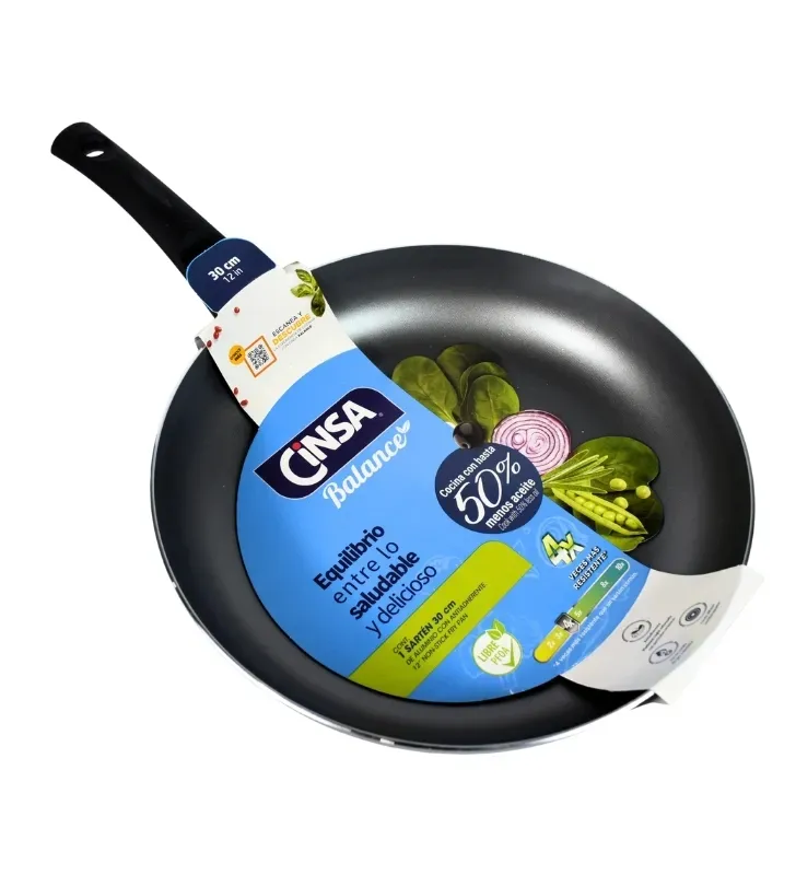 Sartén Aluminio Balance 30 cm Cinsa 318910 – Antiadherente
