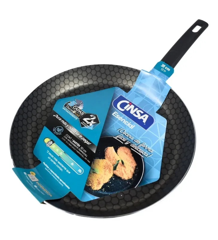 Sartén Aluminio Esencial 30 cm Cinsa Azul Serenity 323034 – ThermoCell