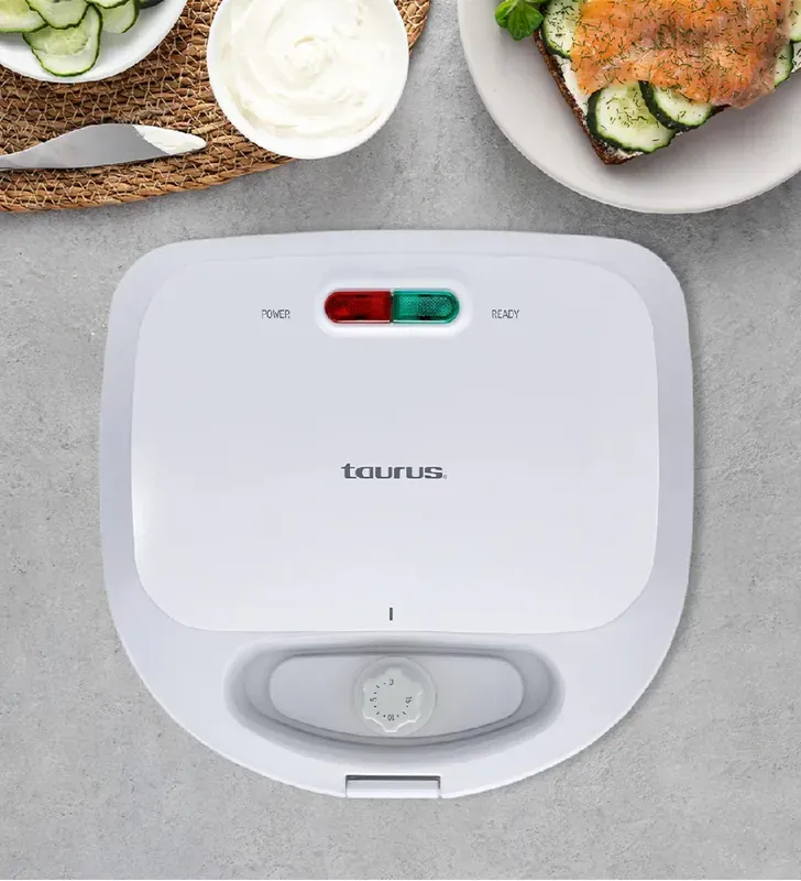 Sandwichera Taurus My Sandwich Perfect Tan | 2 sándwiches 750 W