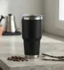 Vaso Termo Acero Inoxidable 30 oz Negro Travessa 150-203-030
