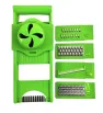 Mandolina Cortadora Plástico Verde Travessa 020-011-001 – Acero Inox