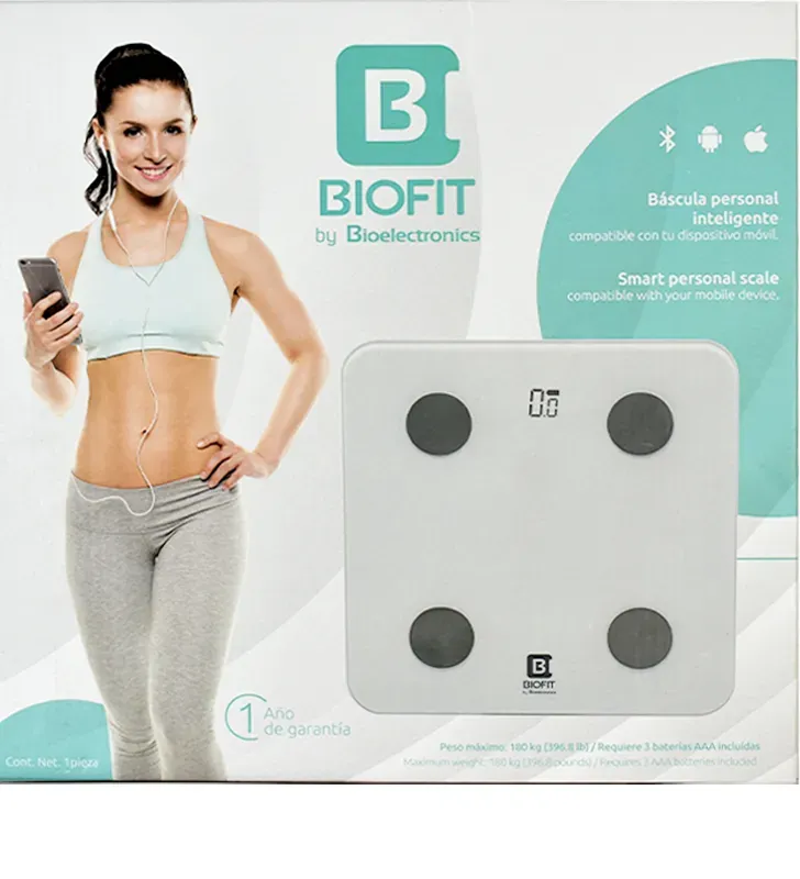 Báscula inteligente Taurus Bio Fit | Bluetooth, análisis corporal