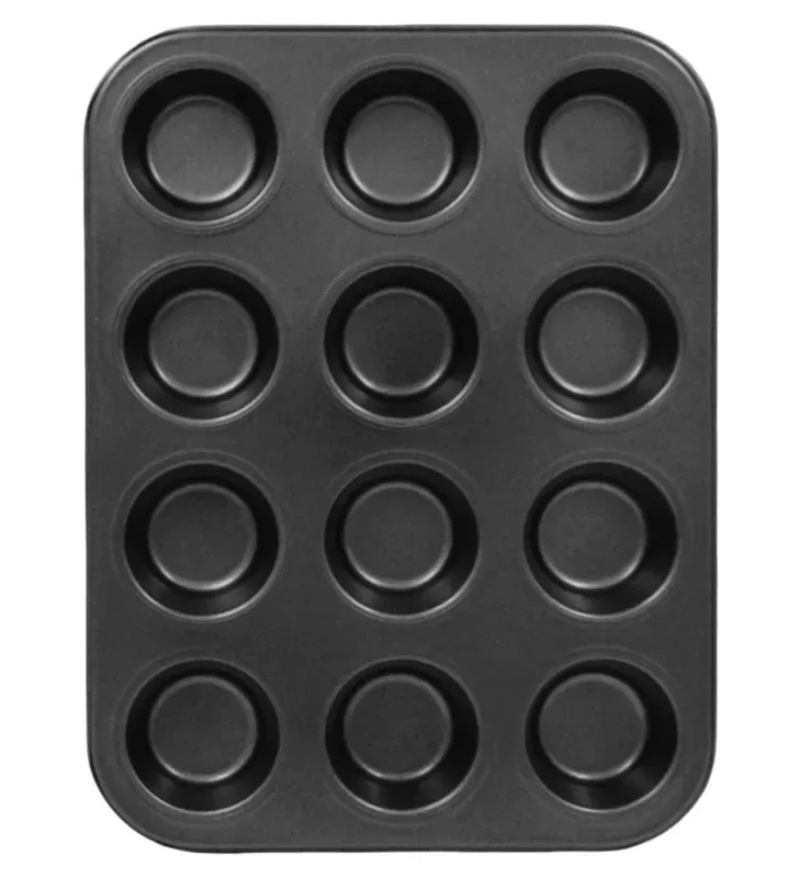 Molde para Muffin 12 Piezas Acero al Carbón Travessa 060-005-012
