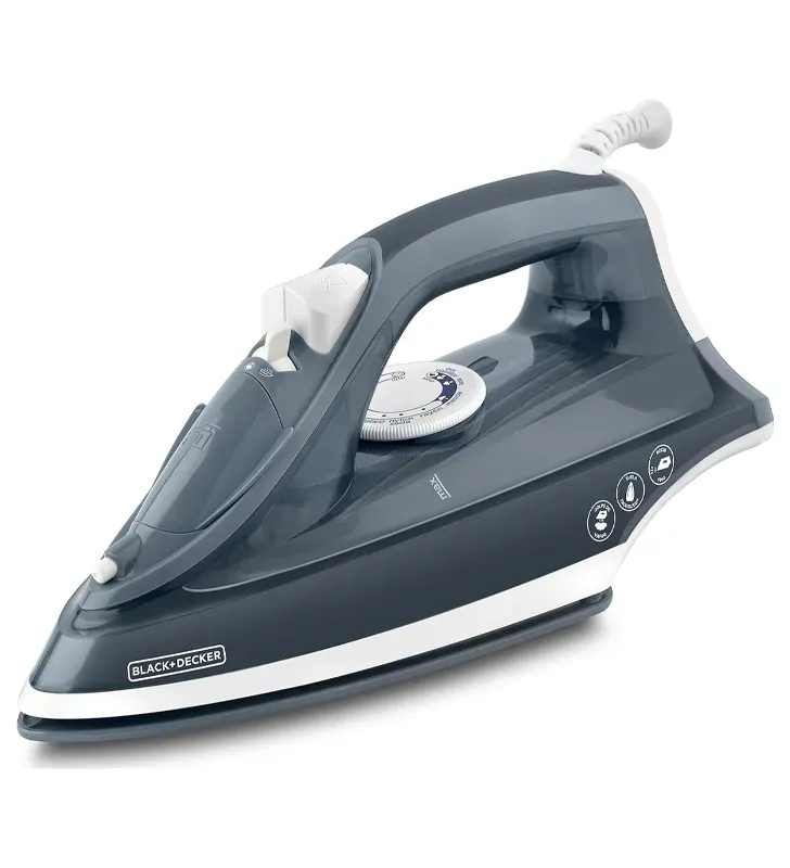 Plancha Black & Decker TrueGlide IRBD300 Azul | 1 200 W Anti‑adherente