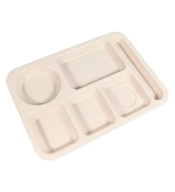 Charola 6 Secciones Beige Melamina D008 Travessa 004-008-116
