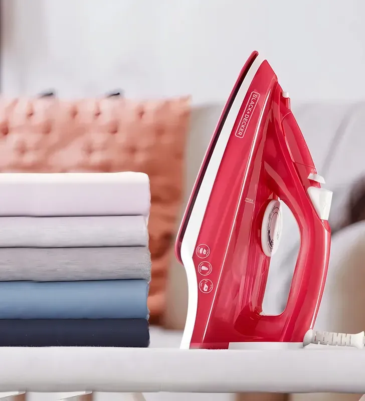 Plancha Black & Decker TrueGlide IRBD302 | 1 200 W Vapor y Suela Anti‑adherente