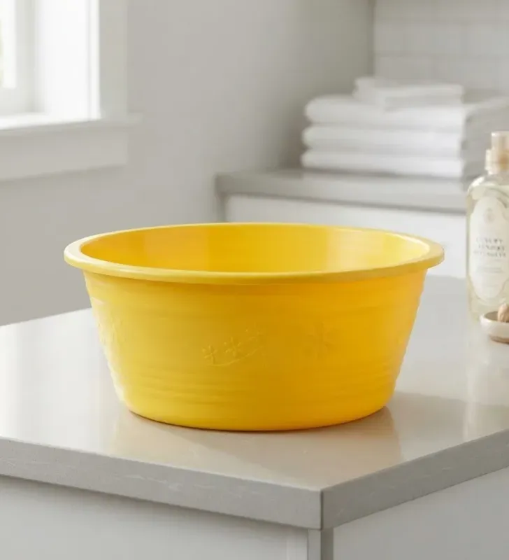 Batidor No. 5 Plástico Amarillo Almoplastic