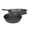 Set de 3 Sartenes de Hierro Fundido Precurado HG223C1 Signa