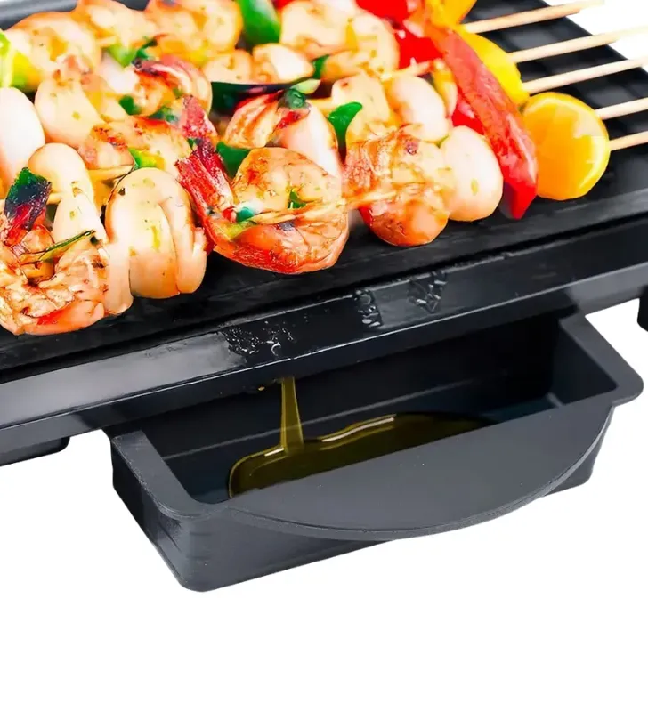 Sandwichera Grill Eléctrica 1000W Gris 180° EL36C4 Signa