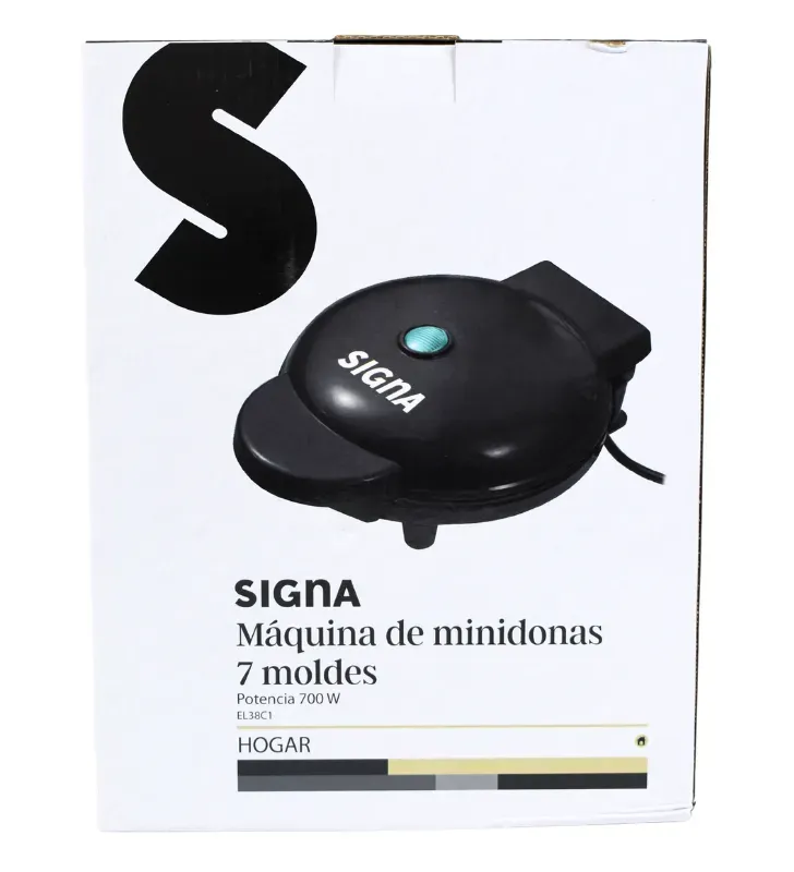 Hornilla para 7 Mini Donas Negra 700W EL38C1 Signa