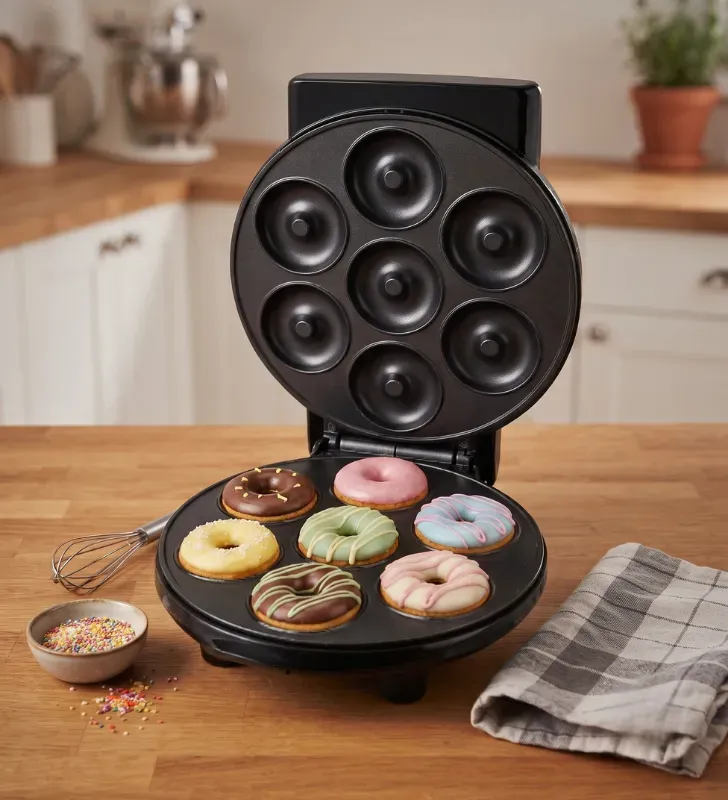 Hornilla para 7 Mini Donas Negra 700W EL38C1 Signa