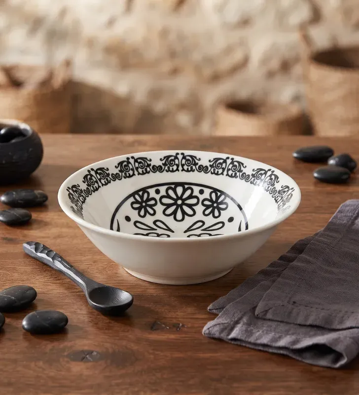 Bowl de Cerámica 7 Calavera Negra CR38C1 BH Healthy