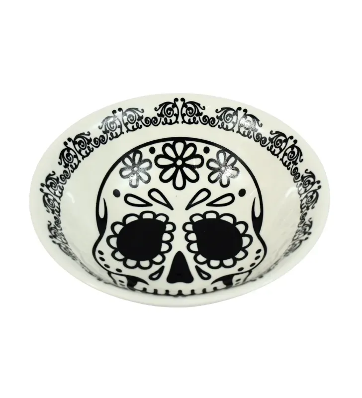 Bowl de Cerámica 7 Calavera Negra CR38C1 BH Healthy