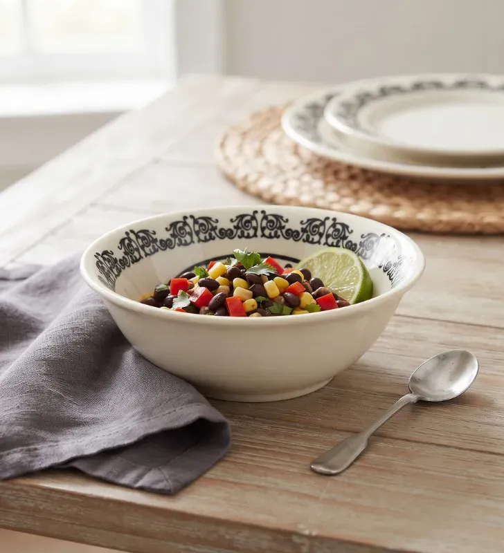 Bowl de Cerámica 7 Calavera Negra CR38C1 BH Healthy