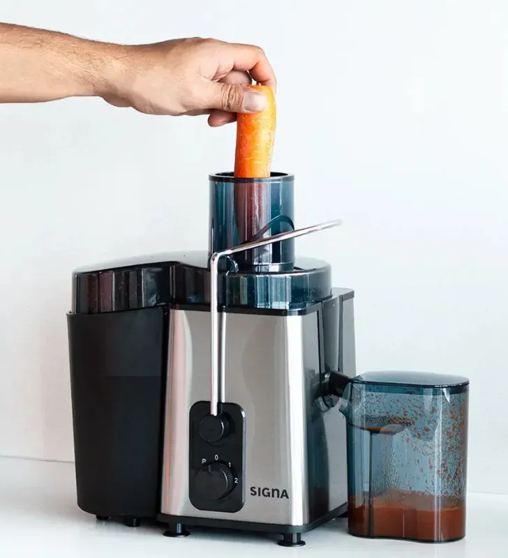 Extractor de Jugos 1000W 500 mL Plateado EL30C5 Signa