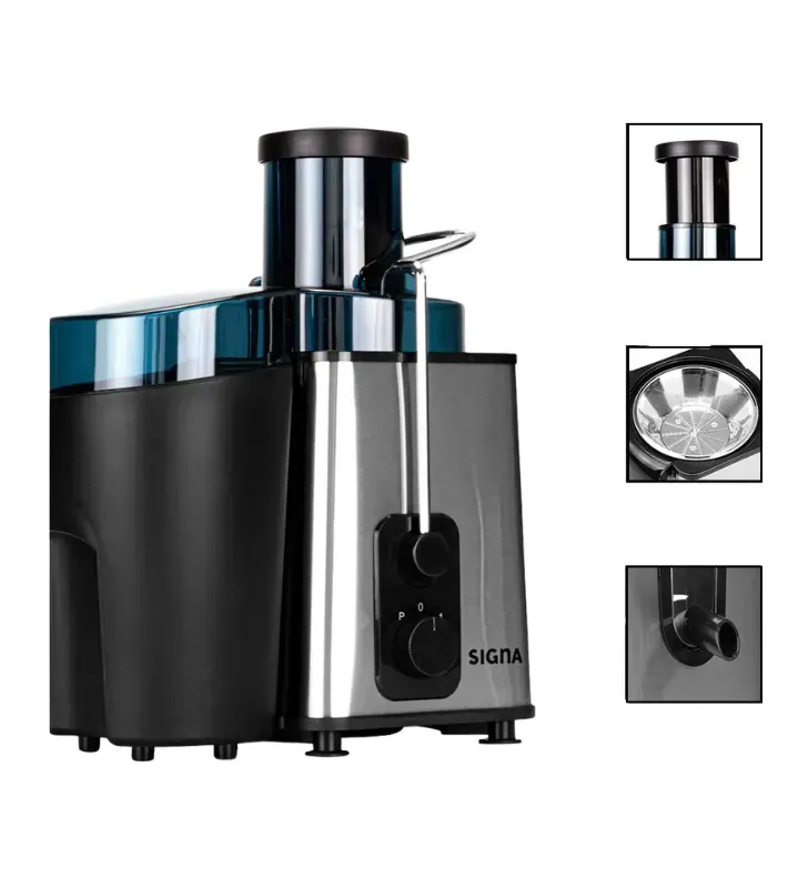 Extractor de Jugos 1000W 500 mL Plateado EL30C5 Signa