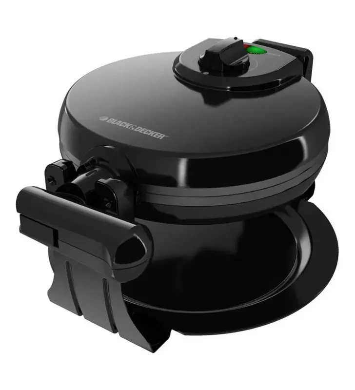 Waflera Black & Decker WM1000B | 800 W, 4 waffles, giro 180°