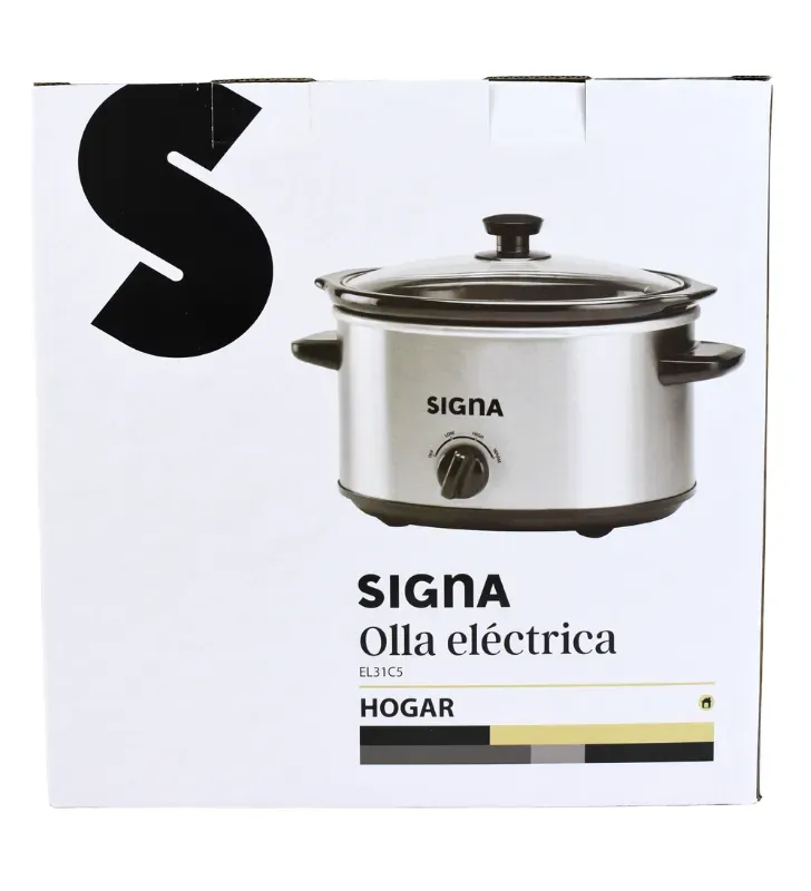 Olla Eléctrica 3.5 Litros Acero Inoxidable EL31C5 Signa